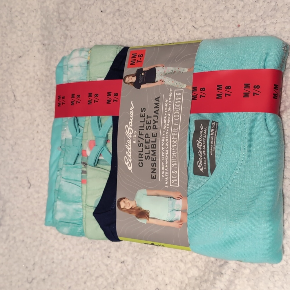 Girls 7/8 - Eddie Bauer girls sleep pajama set